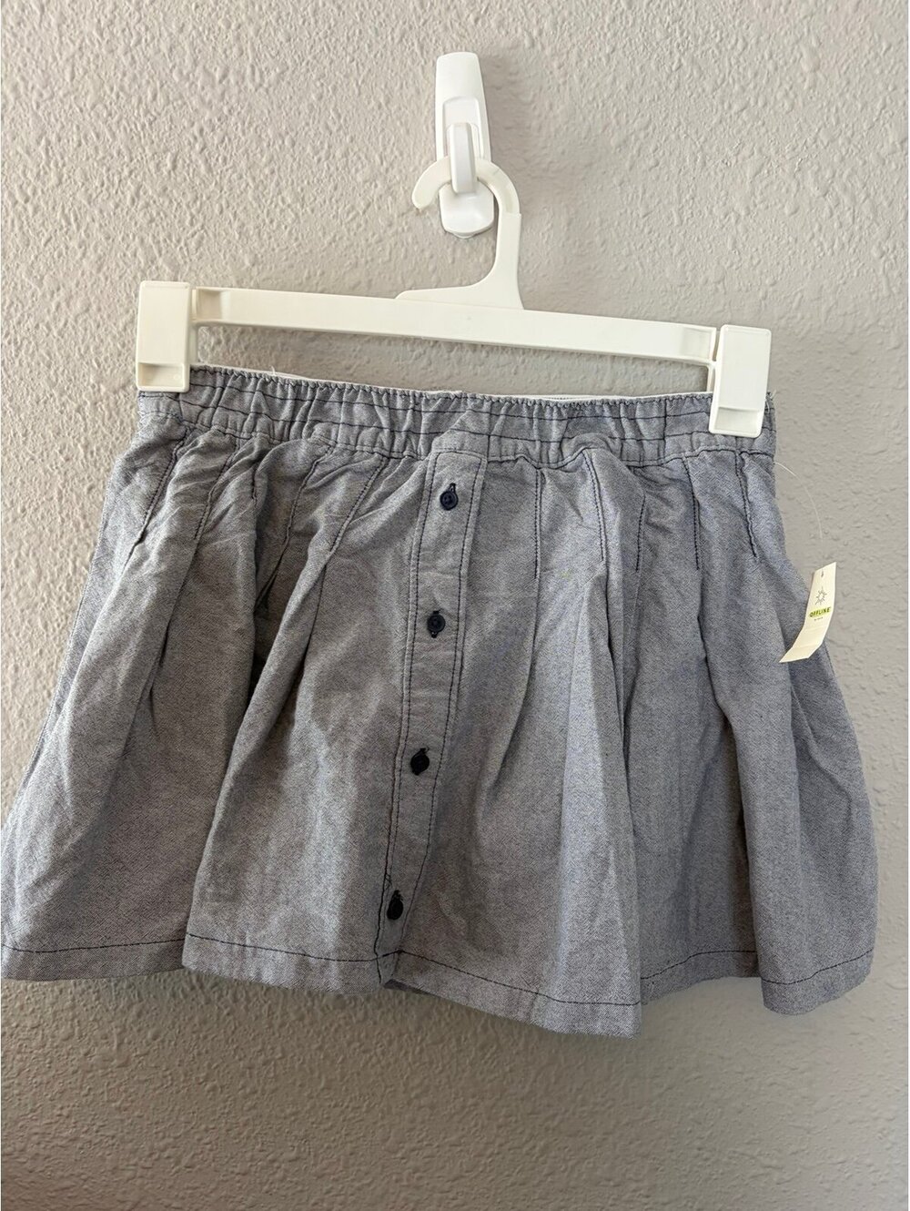 NWT Offline by Aerie Grey Skort size S. $60 retail. Foldover waistband. Boxer st